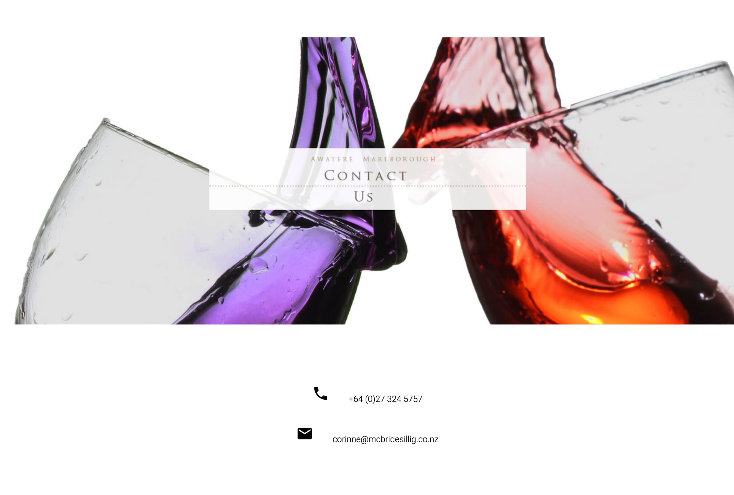 McBride-Sillig Contact page